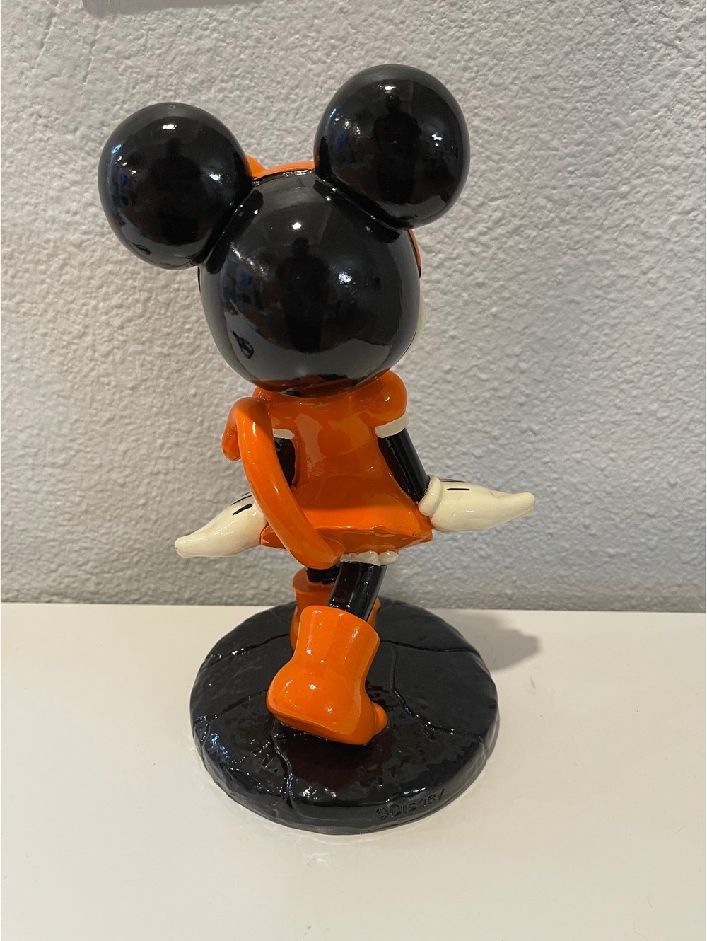 Disney Minnie Mouse Halloween Figurine in Orange Costume - Picture 2 of 3